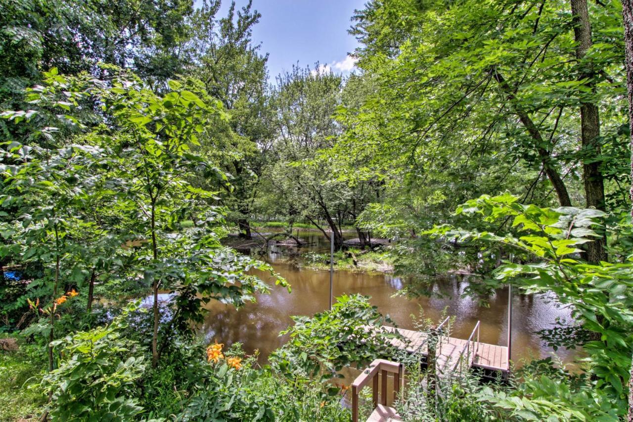 Riversong Waterfront La Crosse Home With Dock Exterior foto