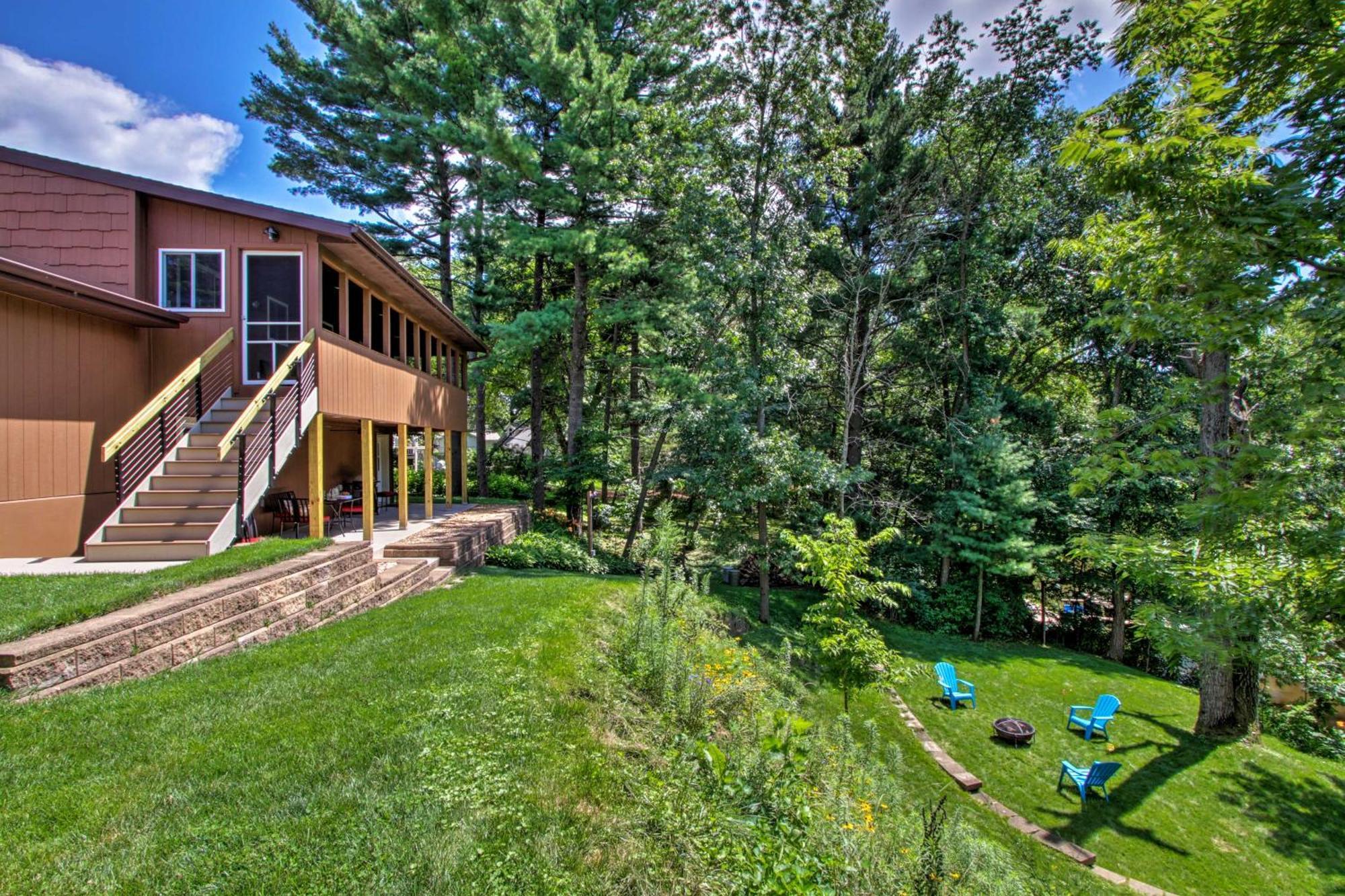 Riversong Waterfront La Crosse Home With Dock Exterior foto